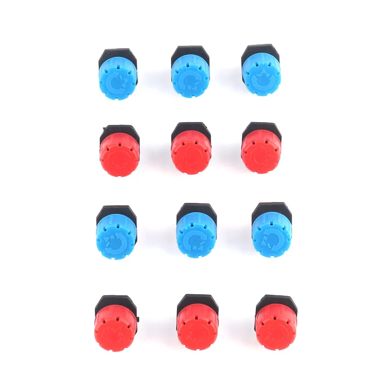 200pcs 8 Holes Adjustable Dripper Emitter Micro Drip Irrigation Watering Anti-Clogging Emitter Garden Water Pipe Sprinkler