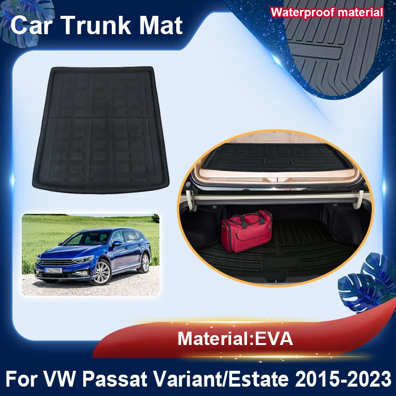 

Для Volkswagen VW Passat B8 Variant Estate 2015 ~ 2023 автомобильные задние коврики в багажник грузовой багажник ковер напольный поднос из ЭВА вкладыш автомобильные аксессуары