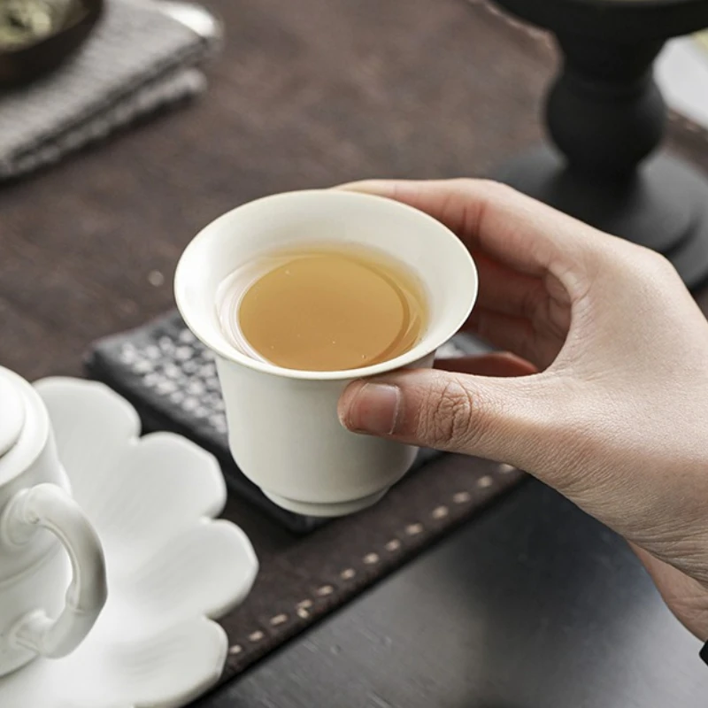Blau-weißes Gongfu-Teetassen-Set |   Handgefertigte Dehua-Porzellanbecher – Duft-/Sipping-Becher |   Individuelle Teeverkostungsbecher