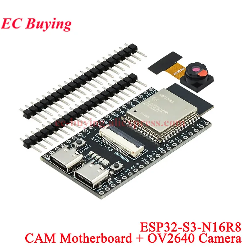 ESP32-CAM-MB ESP32 Seriell zu WiFi BLE Typ-C MICRO Kameramodul Entwicklungsboard CH340 FT232 GC2145 OV2640 OV3660 ESP32-S3-N16 – Detail 20