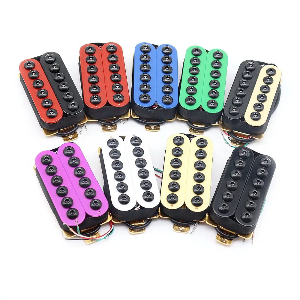 1pcs Electric Guitar pickup Bridge or Neck Guitar Humbucker Pickup Invader Style 9 Coloer