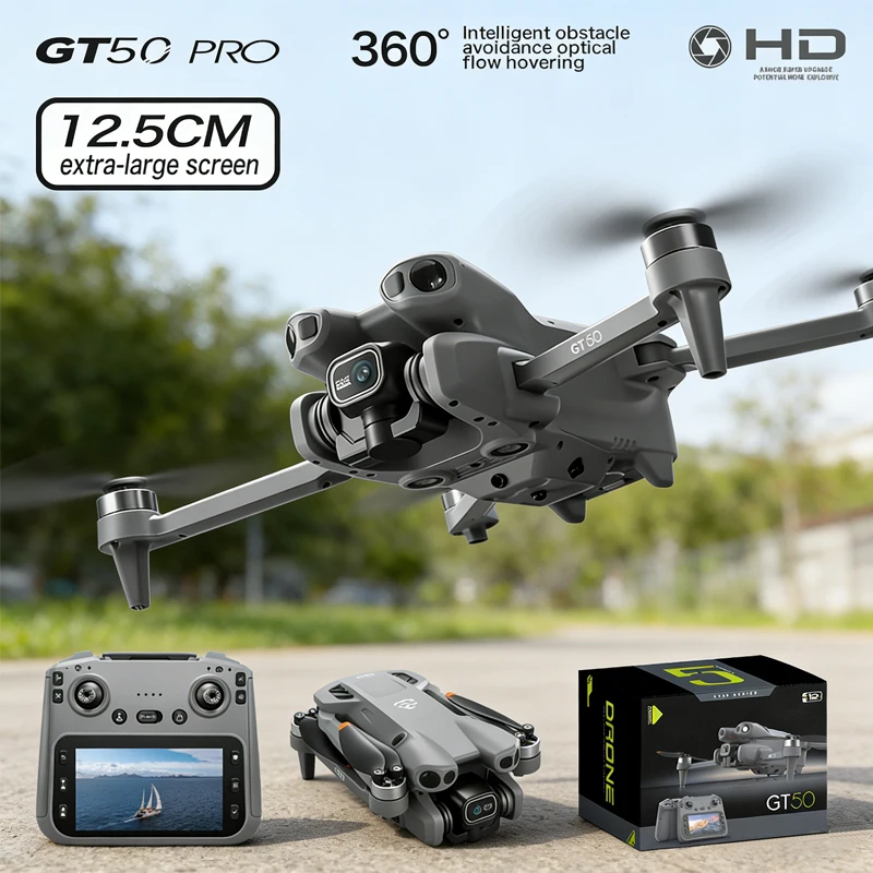 

Новый обновленный дрон GT50 с тремя 8K HD камерами, бесщеточным двигателем, 5G Wi-Fi FPV, оптическим позиционированием, обходом препятствий, радиоуправляемый, 2000 м