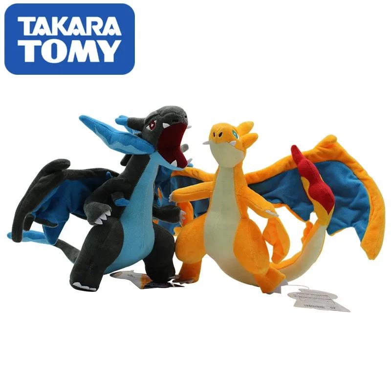 TAKARA TOMY Plush Toy XY Firedragon Girls Boys Creative Parent-child Interaction Colorful Fun Toys for Children 25cm