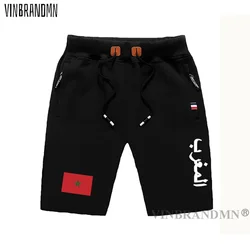 The Western Kingdom of Morocco Moroccan mens shorts beach man men's board shorts flag workout zipper pocket sweat 2021 new MAR