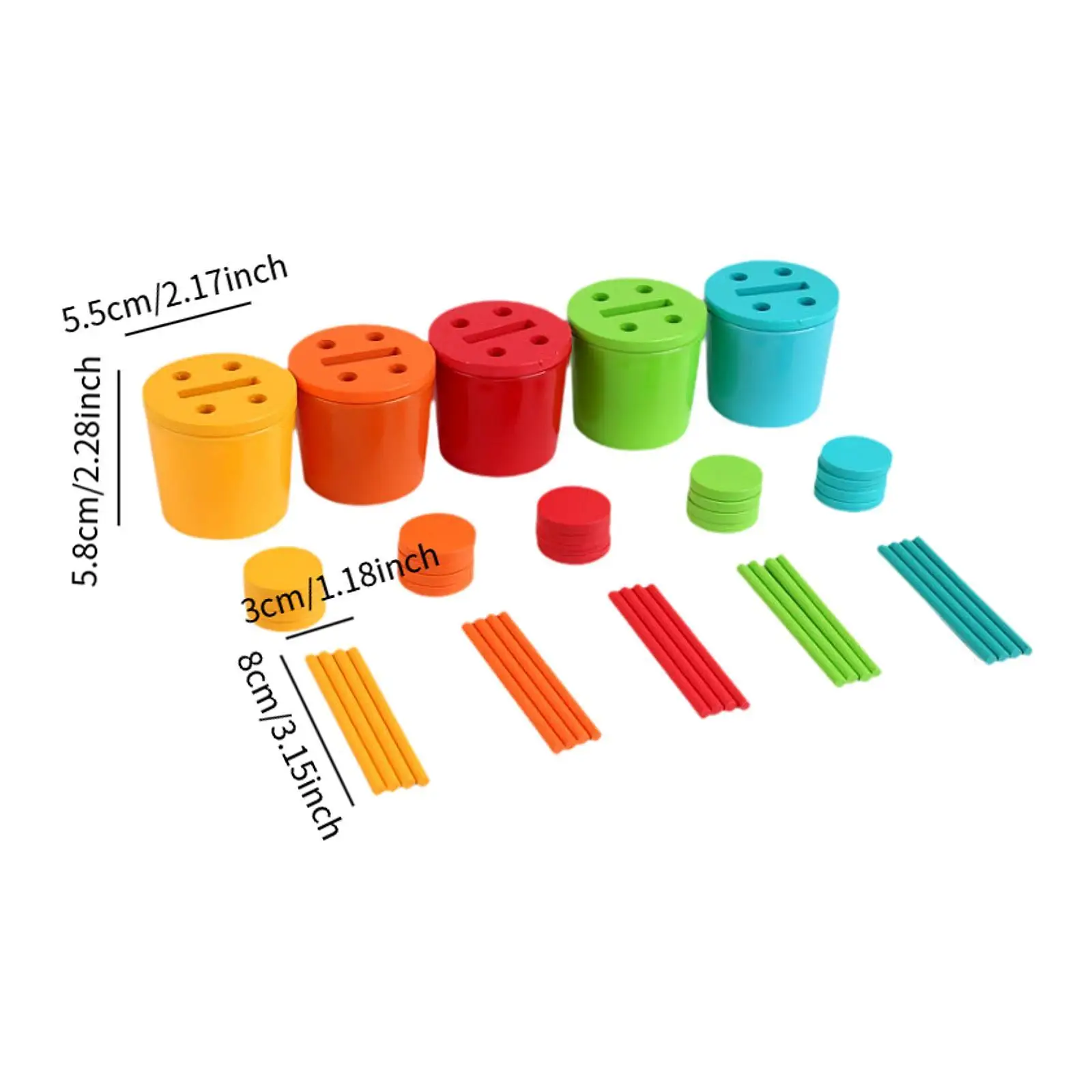 Jouets de tri des couleurs pour plus de 3 ans, jouets sensoriels pour les frères et les plus de repas