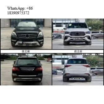 High Quality Car Bumpers for  ML166/GLE166 12-19 to  23 GLE167 53 AMG Body Kit Hood Fender Headlights