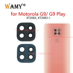 WAMY Rear Back Camera Glass Lens Cover Replacement for Motorola Moto G9 /G9 Play XT2083 XT2083-1 With Sticker