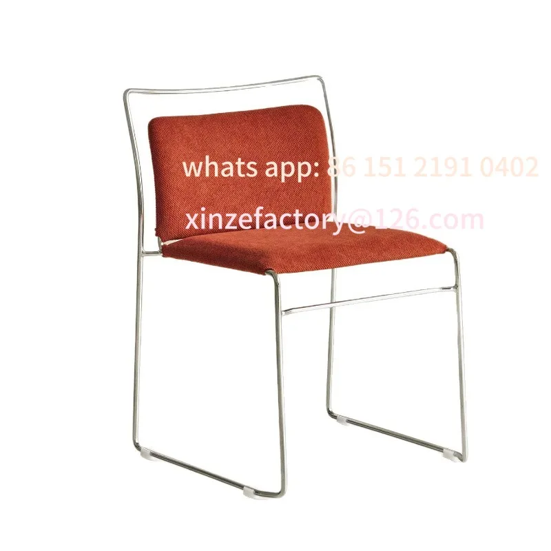 

Customizable Mid-Style Dining Chair High-end Home Study Chair Cafe Upholstered Back Chair