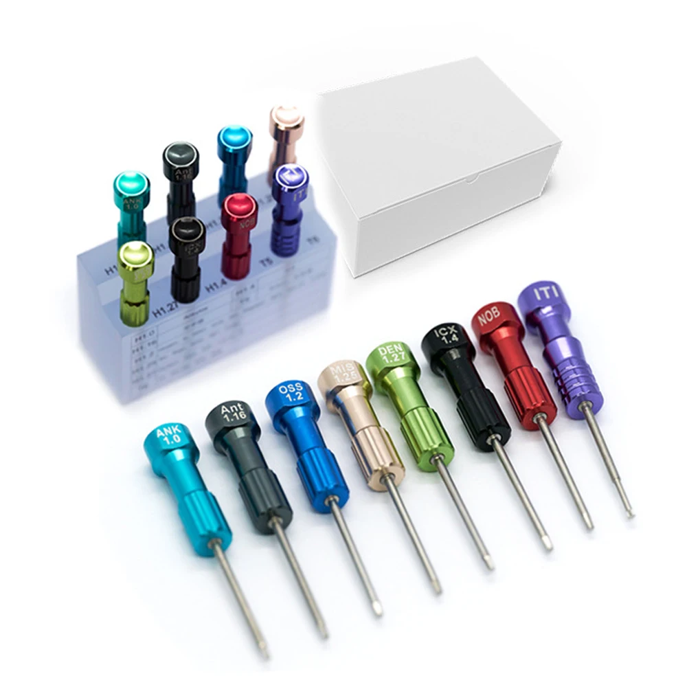1Set Dental Implant Screw Driver Dental Laboratory Tool Technician Micro Screwdriver Dentist Instruments Dentistry Tools