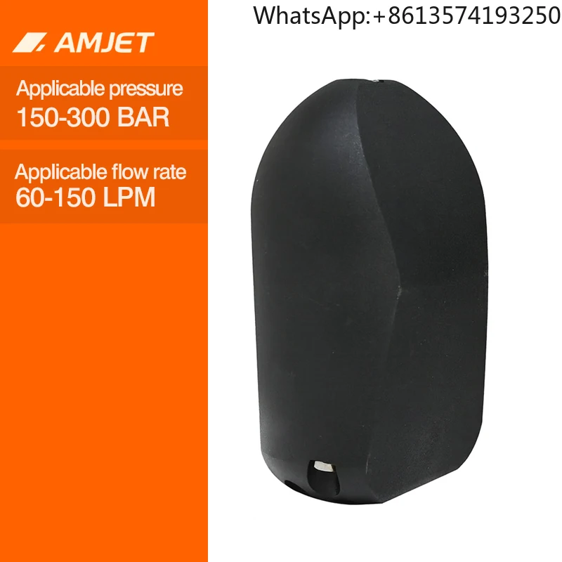 

AMJET Turbot Nozzle Jetter Cleaning Nozzle with Rear Multi Jet Orifices Designed for Removing Silt and Sand From Ditches