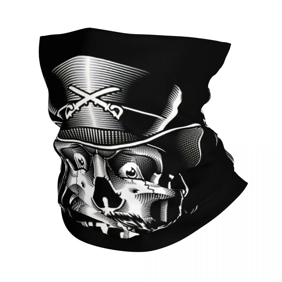 

Custom Rock Star Lemmys Cartoon Bandana Neck Warmer Men Women Winter Hiking Ski Scarf Gaiter Face Cover