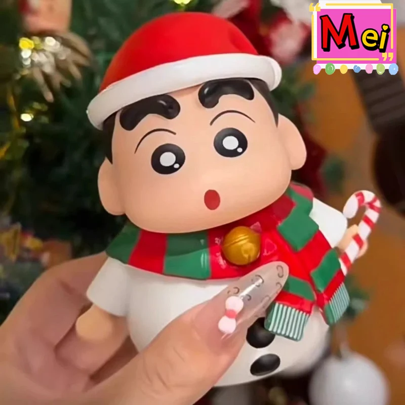 2 stuks schattig Xiaoxin handgemaakt model kerstboom sneeuwpop vormige cartoon Xiaokui pop collectie verzamel speelgoed kerstavond cadeau