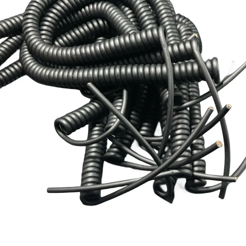 Imagem -05 - Esticar pu Primavera Fio do Cabo Fio Telescópico Espiral Core 18 17 15 13 11 Awg 10 m
