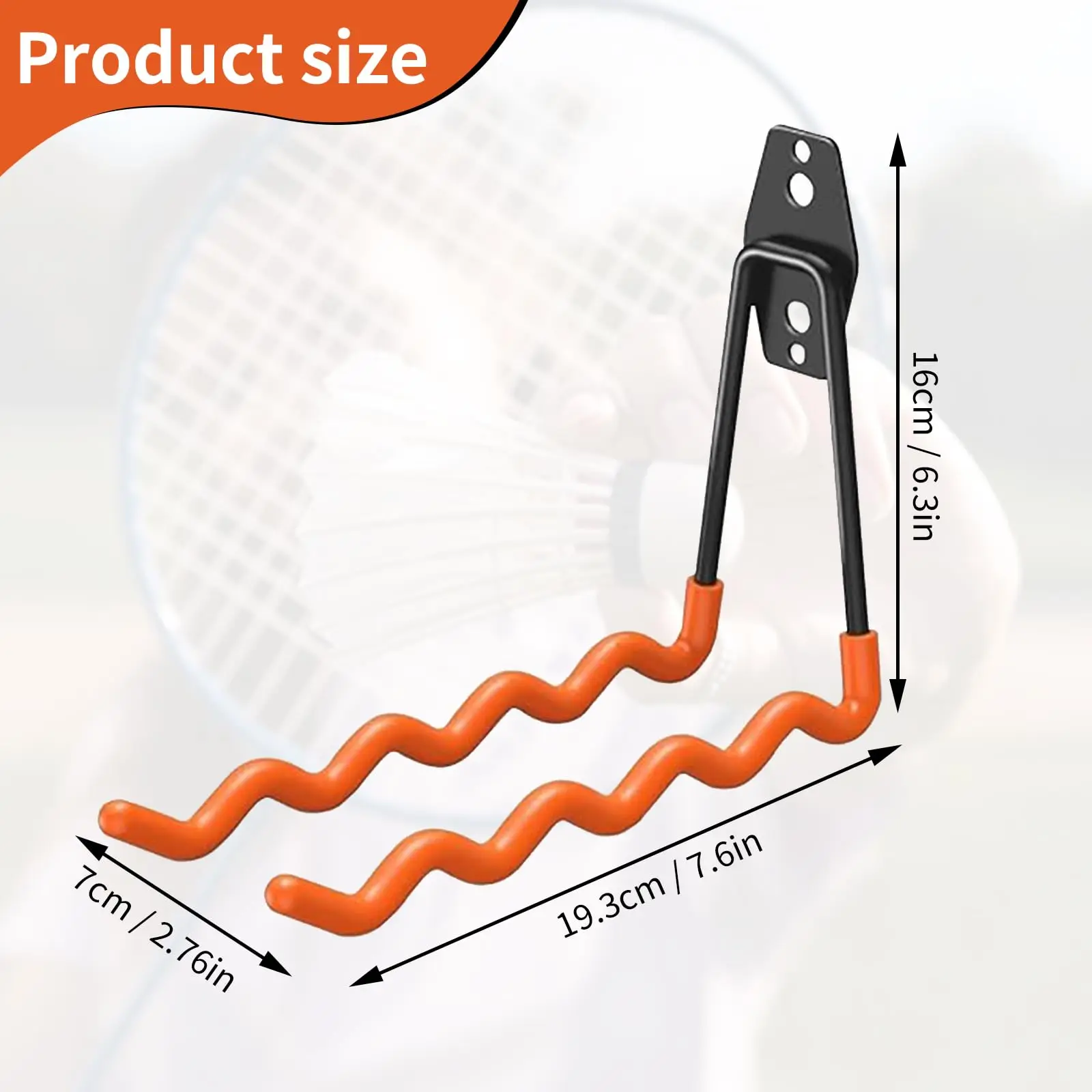 Heavy Duty Metal Wall Mount Hook Garage Organizer Bicycle Hanger Stand Parking Holder Anti Slip Storage Tool Organizer