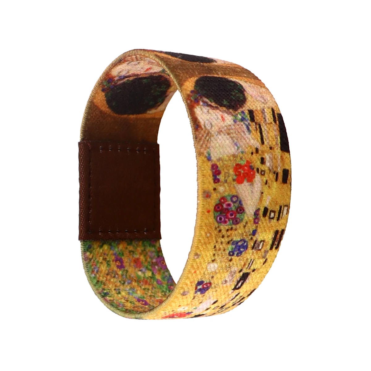 سوار معصم مطاطي بنمط رسم زيتي قديم للرجال والنساء ، شريط عريض ، أساور ، سوار ، سوار ، فن ، إكسسوارات الموضة