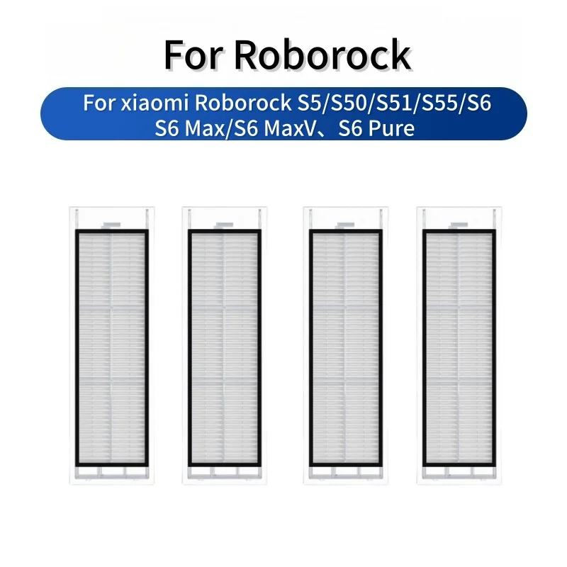 HEPA Filter For Xiaimi Roborock S5 S50 S51 S55 S6 S5 Max S6 MaxV S6 Pure Replacement Filter for Robot Vacuum