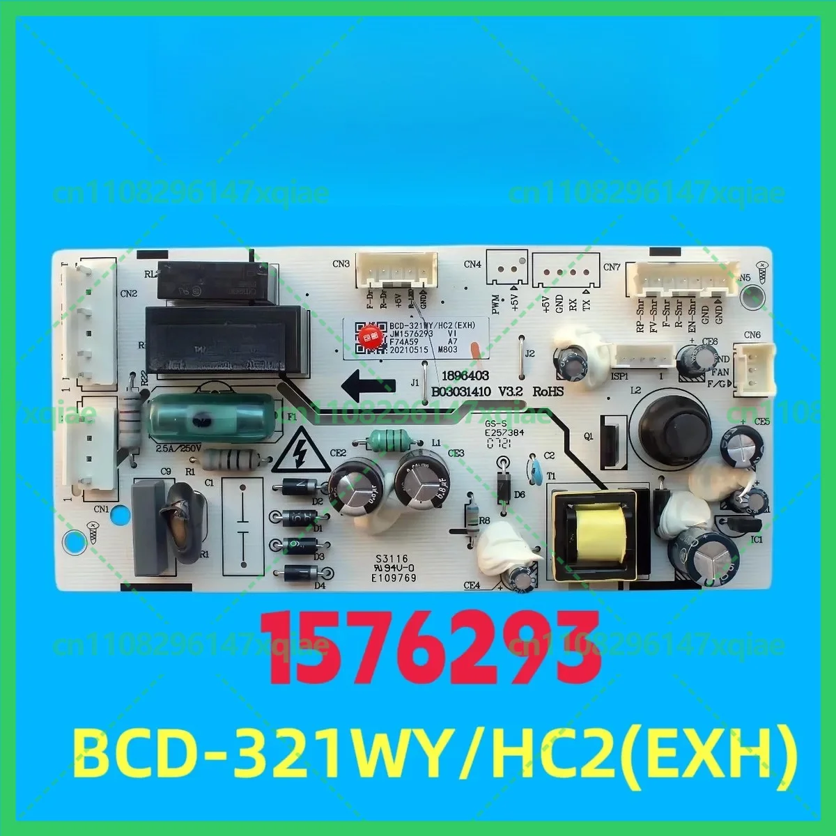新しいワールプール冷蔵庫-wf2t202-wf2t323-bcd-321wy-hc2-パワーコンピュータメイン制御回路基板交換スペアパーツ
