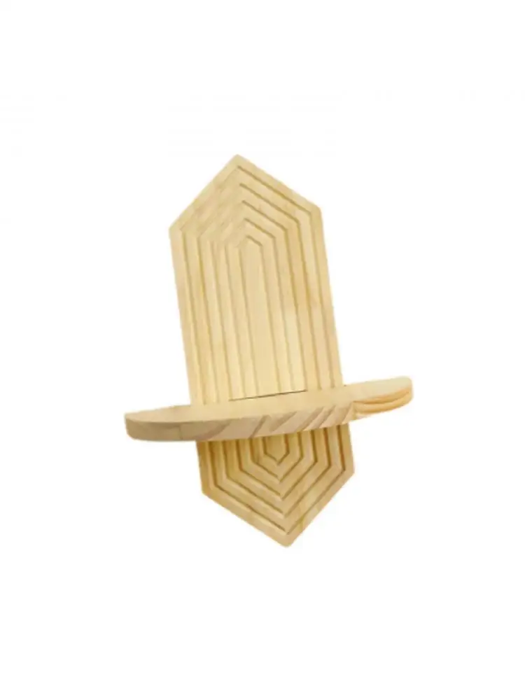 Boho Wooden Wall Shelf, Float Shelf ,Nursery Decor ,Modern ,Aesthetic Decorative Wall Mount for Holidays Nursery Living Rooms