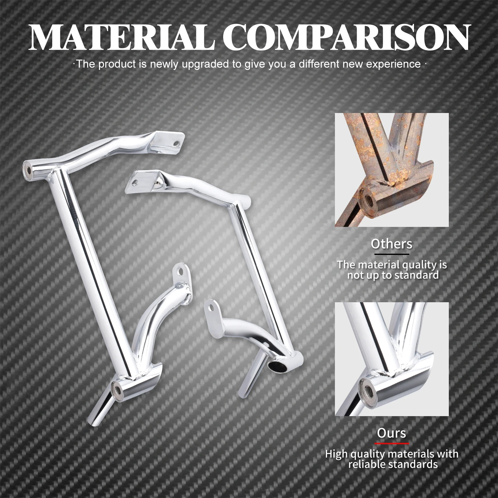 Motorcycle Rear SaddleBag Guards Crash Bars Bumpers For Harley Touring Road King FLTRX Electra Street Glide Ultra 2009-2025