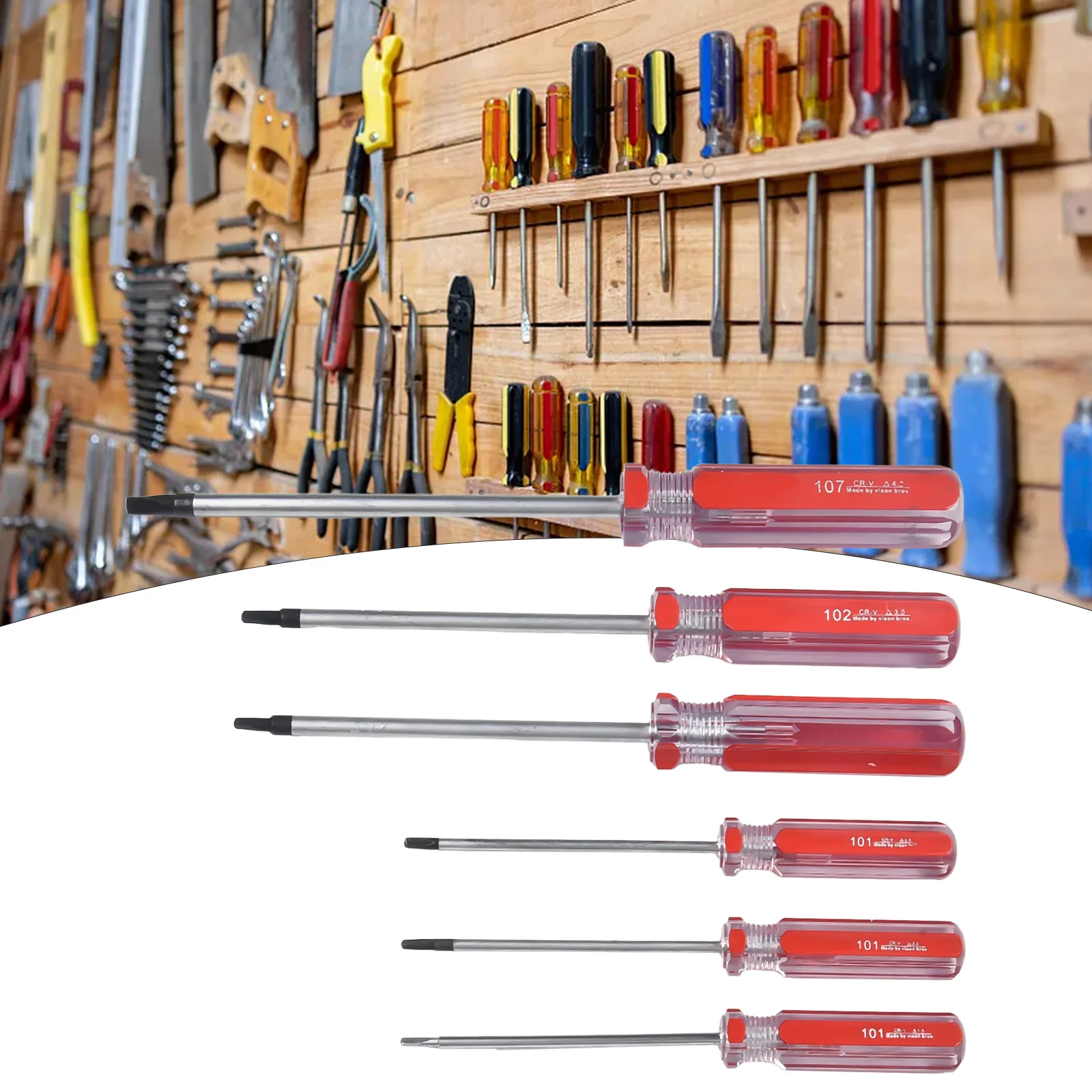 Professional Triangle Drive Screwdriver Set 6pcs Removal Tool for Mechanics TA1 8 TA2 0 TA2 3 TA2 7 TA3 0 TA4 2