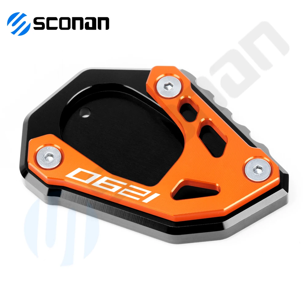 

Motorcycle CNC Aluminum Kickstand Foot Side Stand Extension Pad Support Plate Accessories For 1290 Super Adventure R S T