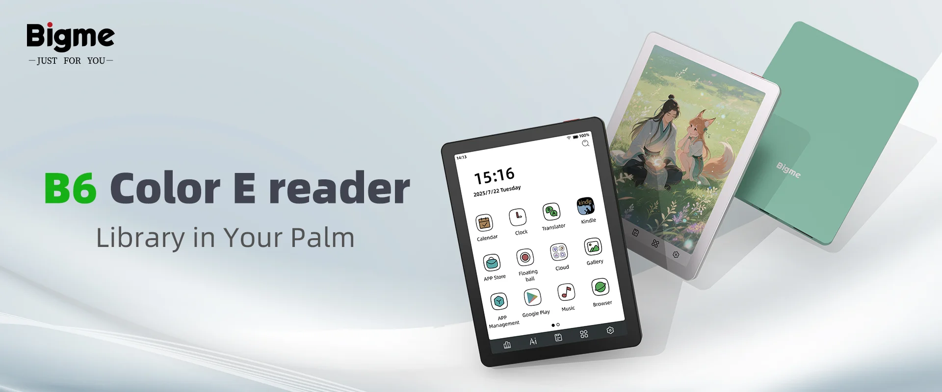Bigme B6 Color E-Ink Reader — product detail 1