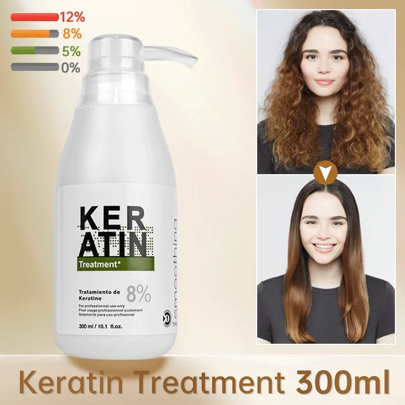 

300ml Frizzy Keratin Products Hair Care Professional Keratin Hair Treatment Cream Straightening Smoothing