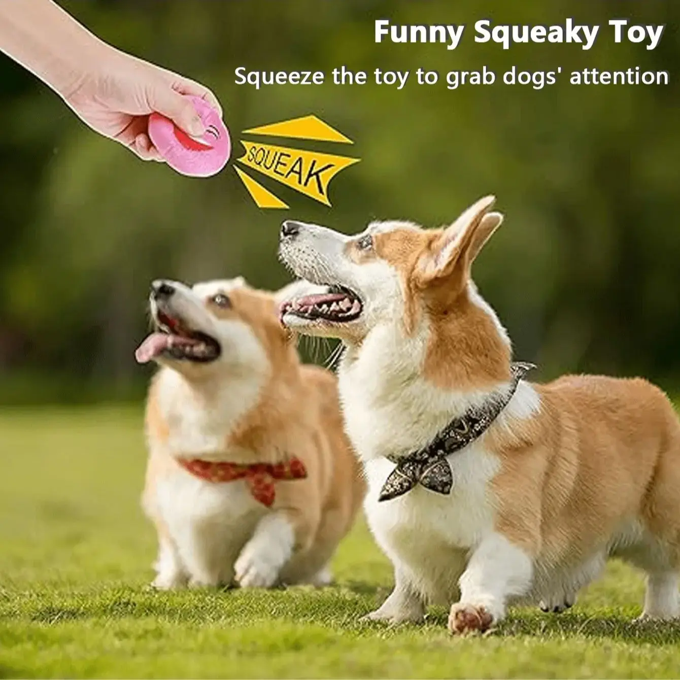 1/2 Quietschendes Hundespielzeug, weicher, gefüllter Plüschball mit Geräuschgenerator, interaktives Futterpflückspiel, geeignet für Welpen, kleine Hunde – Detail 9