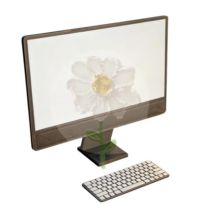1:24 Scale Realistic Mini Desktop Computer Model Tiny PC Ornament for Dollhouse Sandtable Micro Scene Photo Props