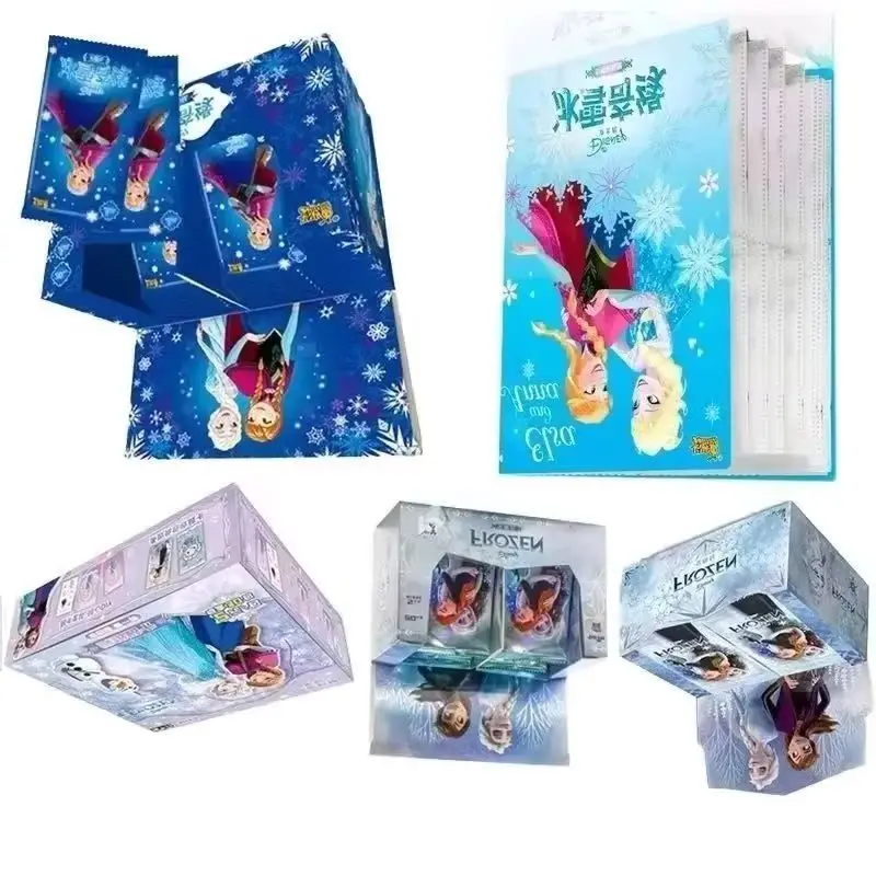 KAYOU Genuine Disney Frozen Collection Cards Movie Anime Peripherals SSR Elsa Olaf Anna Flash Cards Girls Toys Gifts