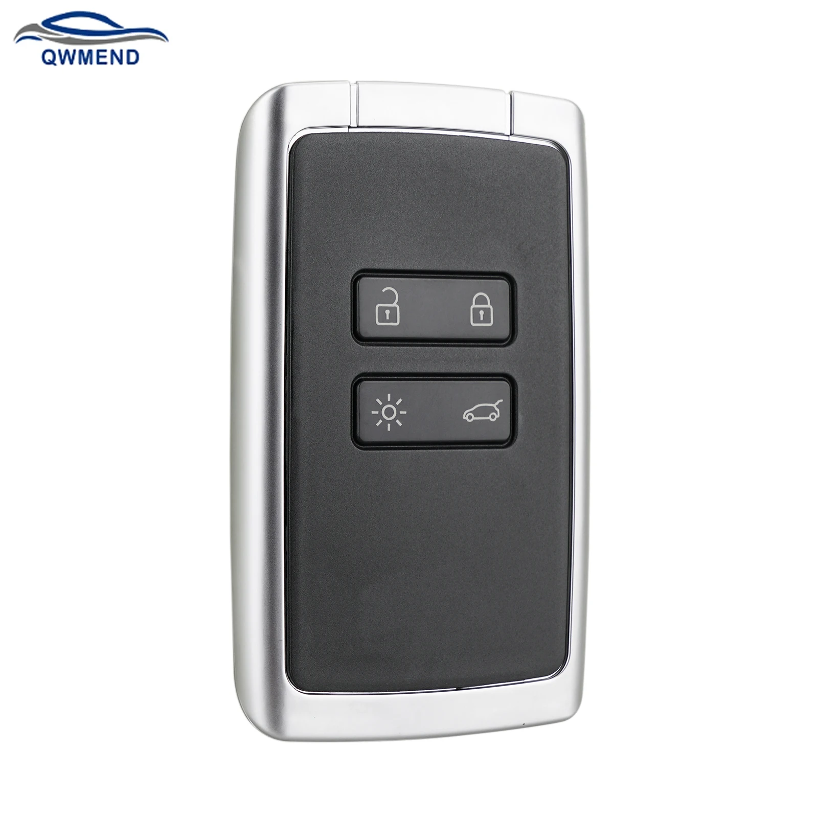 

QWMEND 4 Buttons Replacement Car Key Shell For Renault Megane 4 Talisman 5 Espace 5 Kadjar Remote Key Case Cover