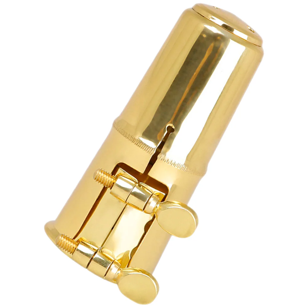 

Alto Saxophone Head Hat Accessories Mouthpiece Protective Cap Clip Metal Brass Clamp