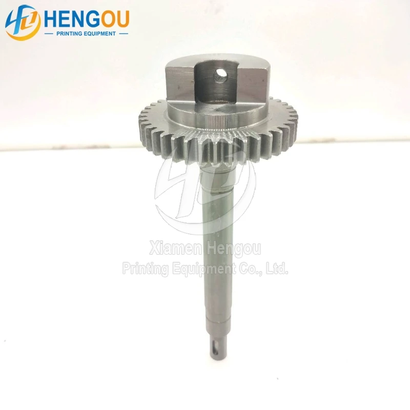 Damping Roller Shaft for SM74 PM74 machine gear M2.030.510 Hengoucn gear shaft 38 teeth water roller transmission shaft