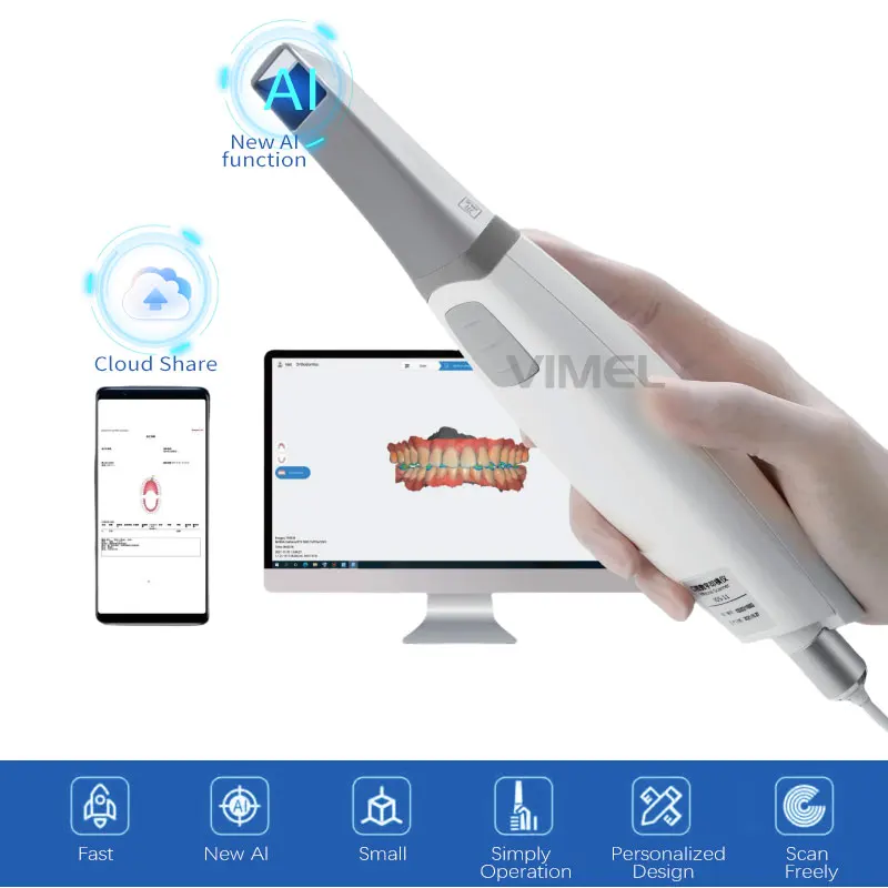 ECO-SCANNER 02 1OS-11 Digital Dentist 3D Scan Intra Oral Camera Dental Equipment Dental 3D Intraoral Scanner