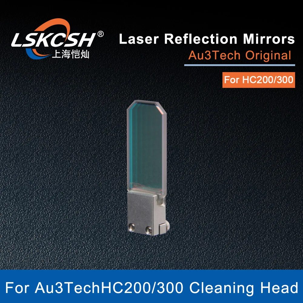 

LSKCSH Au3Tech Original Laser Reflective Lens/Reflection Mirrors with Holder 30*14*2mm For Au3Tech HC200/HC300 Hand-Held Cle