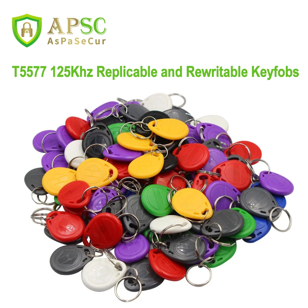 100pcs-lot-em4305-t5577-rewritable-duplicate-writable-125khz-id-keyfobs-proximity-copy-access-card-id-token-rfid-cloner-keychain
