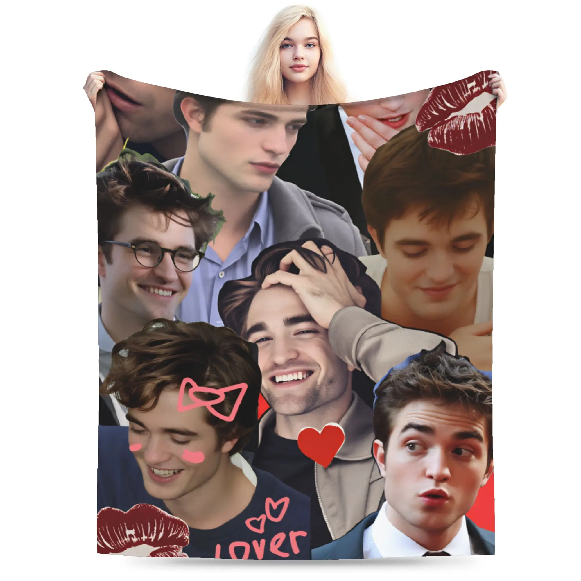 ديكور إدوارد الفانيلا بطانية الشتاء الشفق ساغا الدافئة رمي بطانية للفتيات الفتيان غرفة نوم الشارع المفرش أريكة غطاء سرير