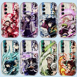 Nuova custodia Anime Demons Slayers 3D Wave per Samsung A73 A72 A71 A55 A54 A53 A35 A34 A33 A25 A24 A23 A15 A14 A13 A05 4G 5G Cover