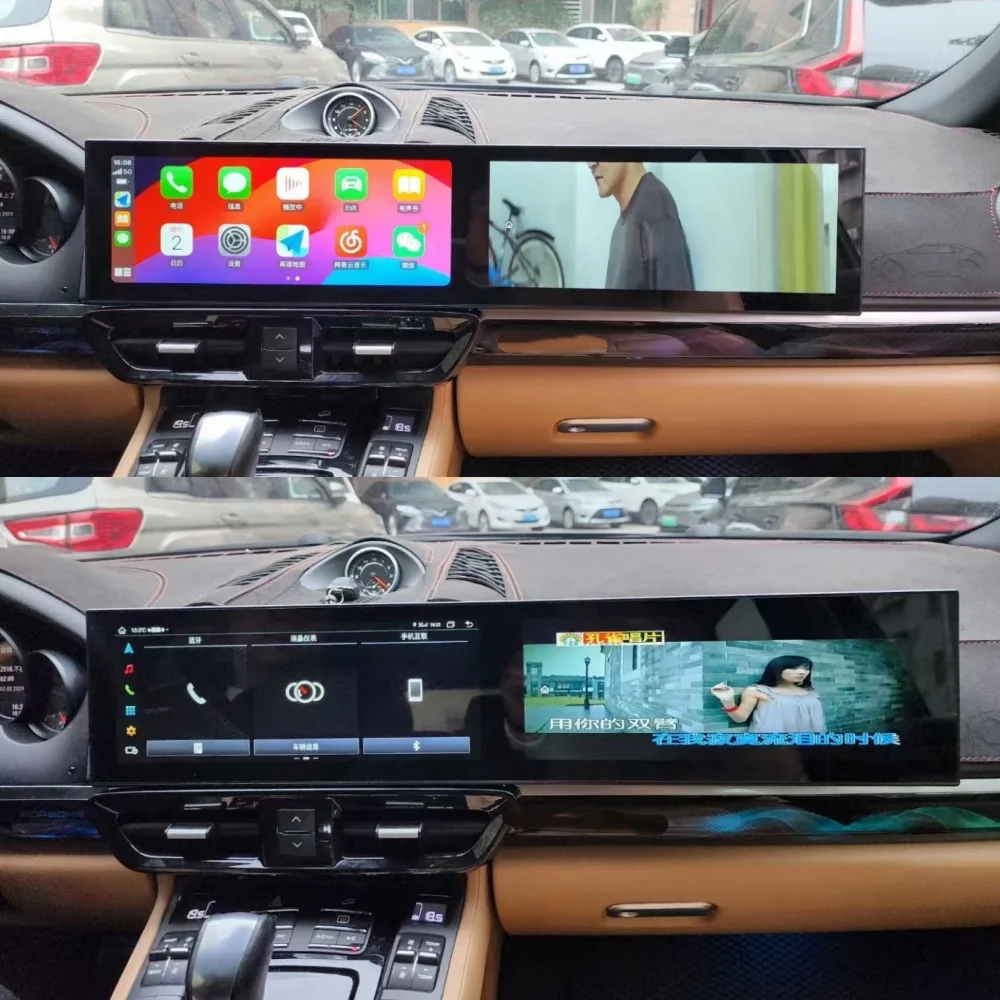 Dual 12.3 Inch Android For Porsche Cayenne 2010~2017 Car Multimedia Player Stereo Radio Auto Carplay GPS Navigation Head Unit