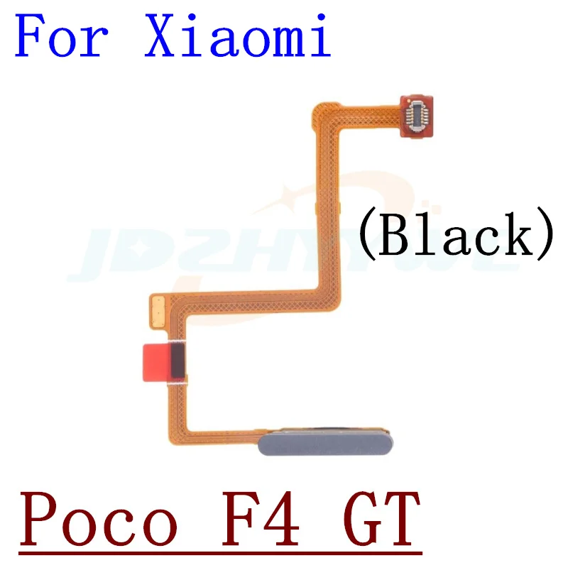 For Xiaomi Poco F3 F4 GT F5 Pro F3GT F4GT Home Button Back Touch ID Scanner Fingerprint Sensor Flex Cable Phone Parts