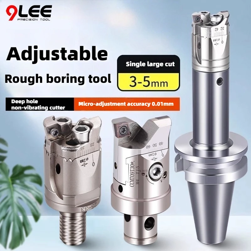 

BT30/BT40 Rough Boring Tool Set Double Edge Rough Boring Tool Adjustable Milling Machine CNC Machining Center Boring Tool