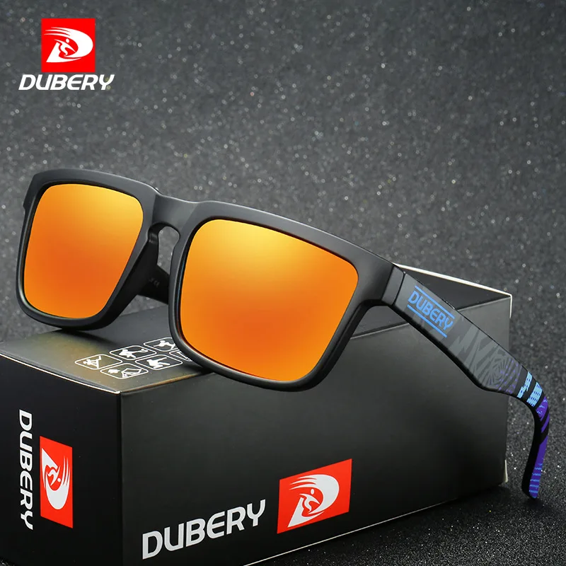 DUBERY DOISYER, gafas de sol polarizadas de diseño de marca para hombre, gafas de sol para conducir, gafas de sol masculinas para hombre, gafas de sol cuadradas de verano UV400