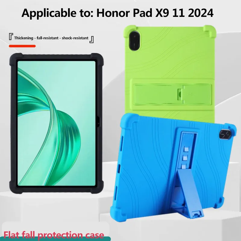 Soft Case For Honor Pad X9 11inch 2024 X8a X9 X8 Pro X8 Lite Drop-proof Silicone Four Corners Thickened Airbag Shockproof Cover