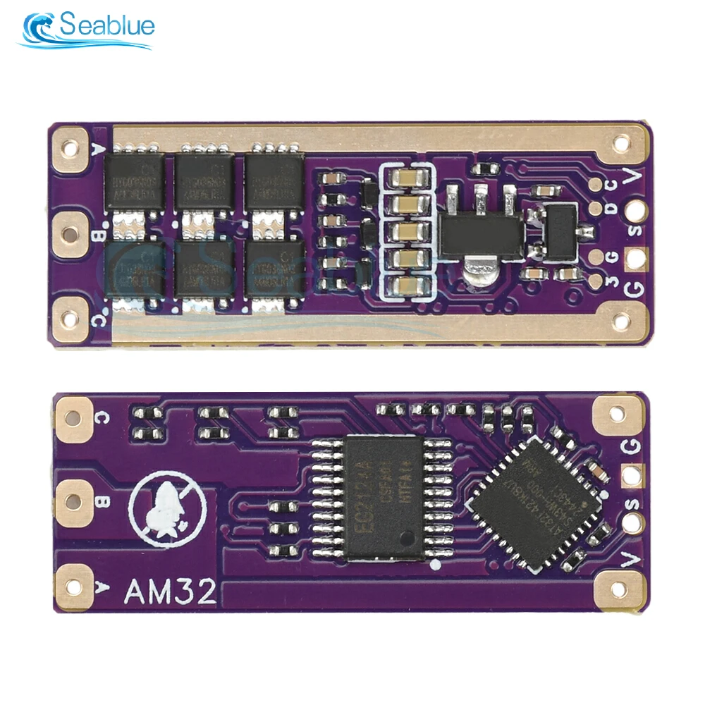 AM32 2-4S 40A ESC 32-bit Brushless Speed Controller On-board 5V2A BEC Module for Drone 1/18 1/24 SCX24 RC Crawler Car 1/16 Tank