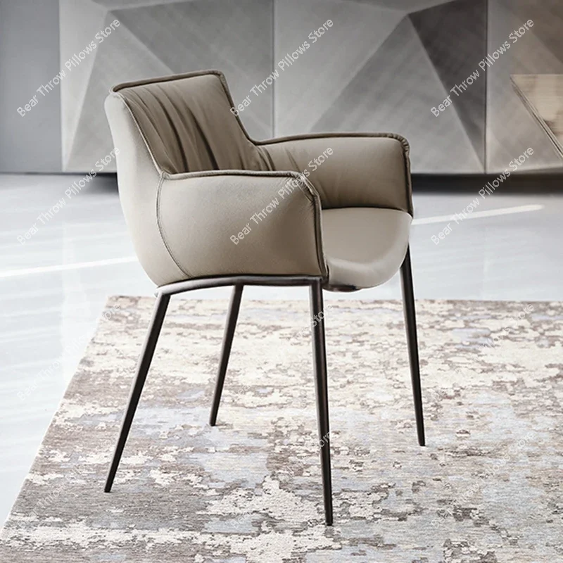 Modern Nordic Ergonomic Chair Armchair Living Room Dressing Table Dining Designer Makeup Vanity Fashion Cadeiras Furniture