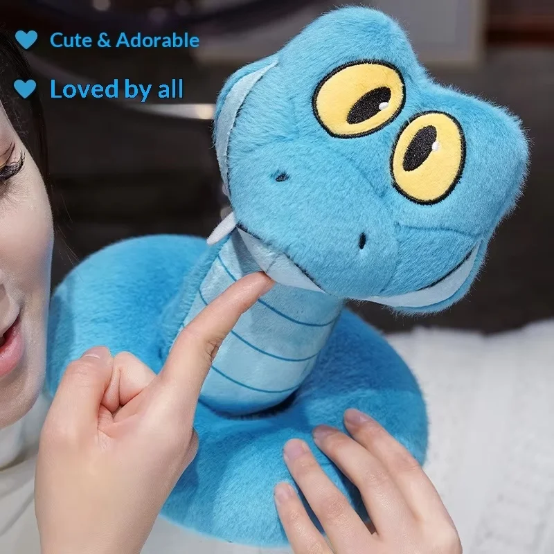 Nuovo Disney Zootopia 2 Gary The Snake Simpatico peluche ripiene da 20 cm, bambola riempita morbida e coccolosa, giocattolo di Babbo Natale per bambini e fan