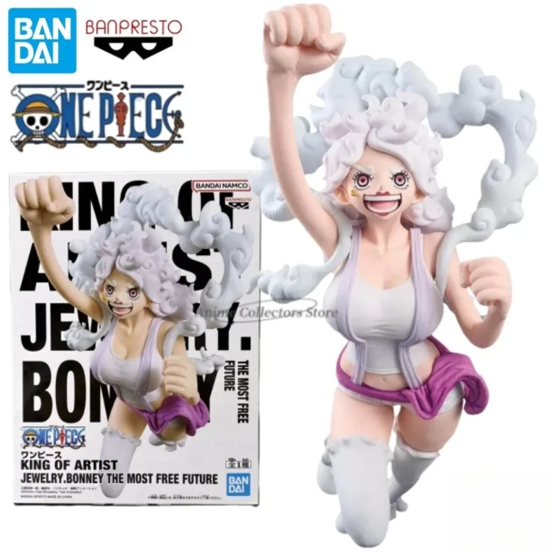 

100% Оригинальная коллекционная фигурка Bandai Banpresto One Piece Jewelry Bonney King of Artist, модель аниме-персонажа, украшение, подарок