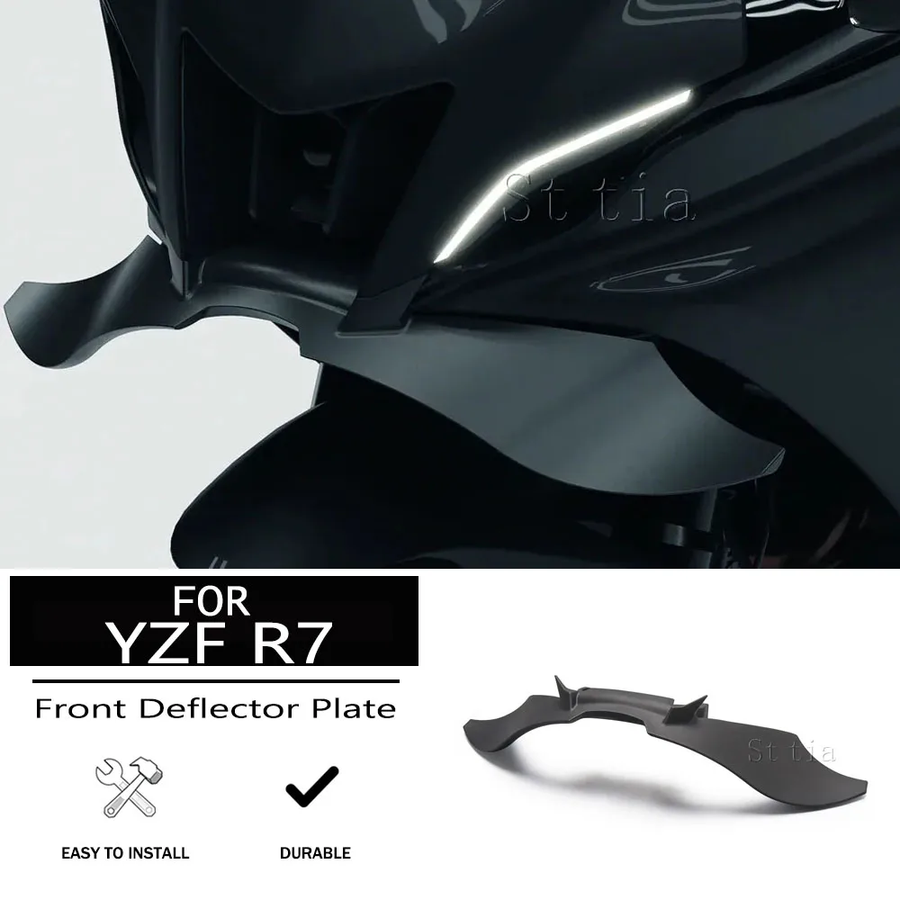 

For YAMAHA R7 2022-2025 Wind Wing Cover Cone Aerodynamics Fairing Winglets YZF-R7 2023 2024 2025 Motorcycle Front Lip YZF R7