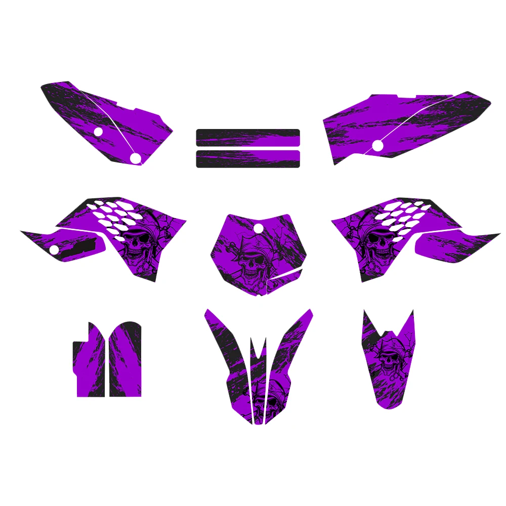 Team Motorcycle Graphics Decal Stickers Customize Fit For SX65 SX 65 2009 2010 2011 2012 2013 2014 2015