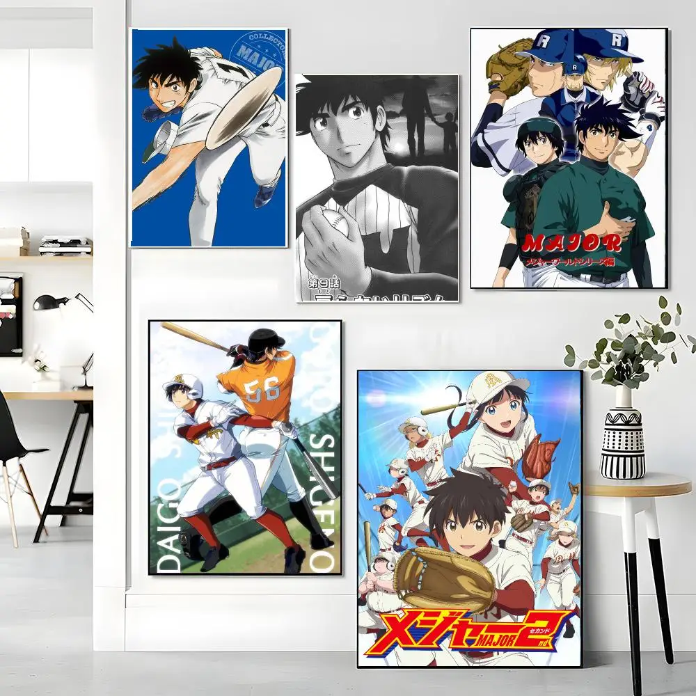 anime M-Major-R Painting Calligraphy Artwork for Living Room Bedroom Office Home Decor